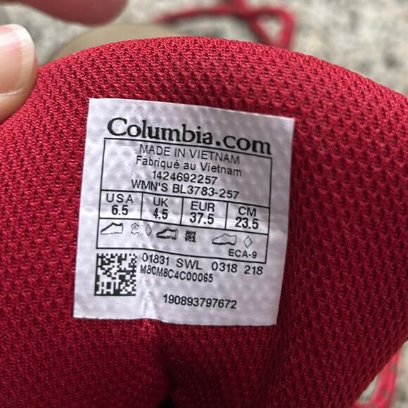 Columbia Newton Ridge Amped Waterproof Hiking Boots Womens Size 6.5 - Picture 4 of 10